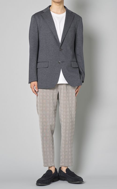 ジャガードジャージジャケット