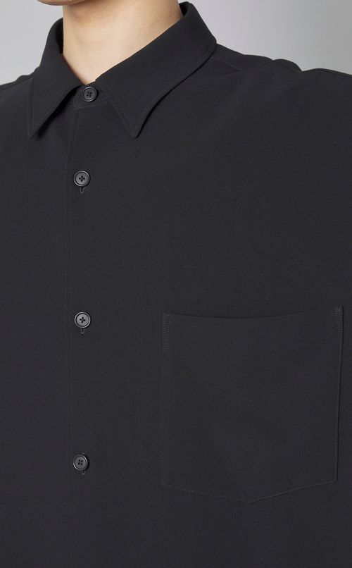 トリアセテートロングスリーブシャツ