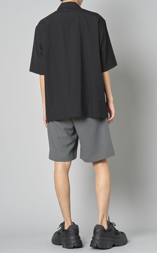 サマーウールオープンカラーシャツ