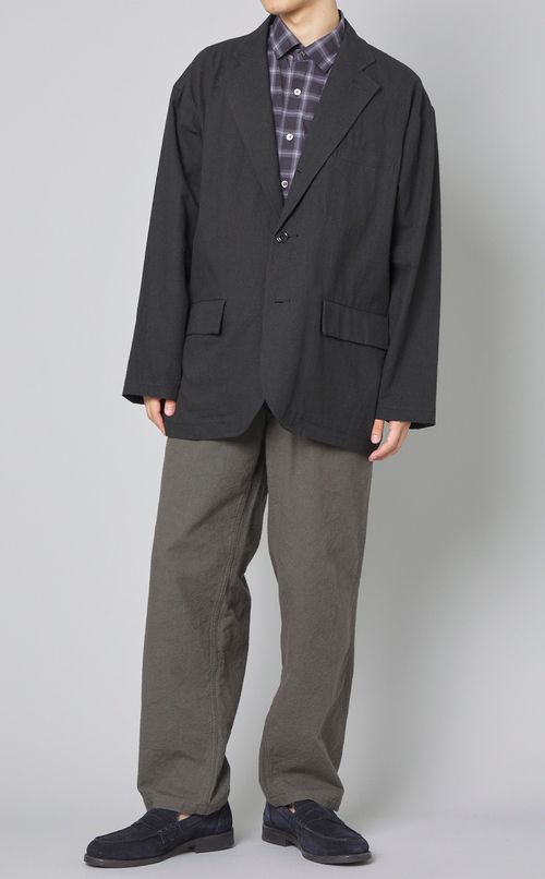 コットンリネンタックパンツ