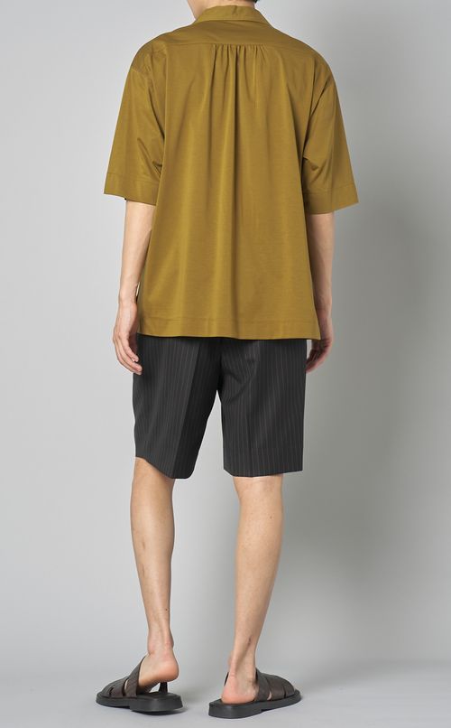 ジャージーオープンカラーシャツ