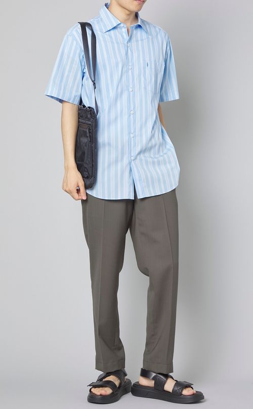 ストライプショートスリーブシャツ