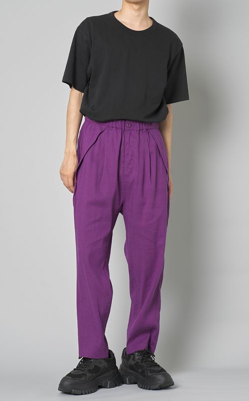 コットンリネンポケットパンツ