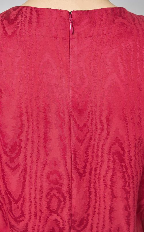 ショートスリーブフレアミディワンピース