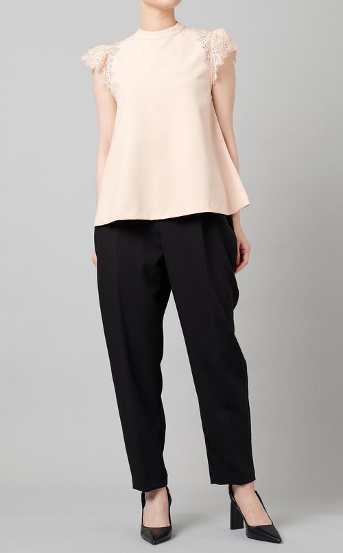 レーススリーブブラウス