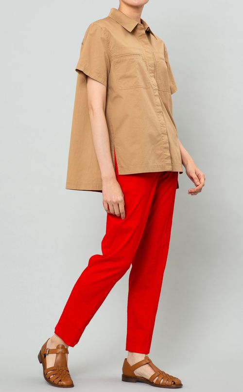 ダブルポケットAラインシャツ