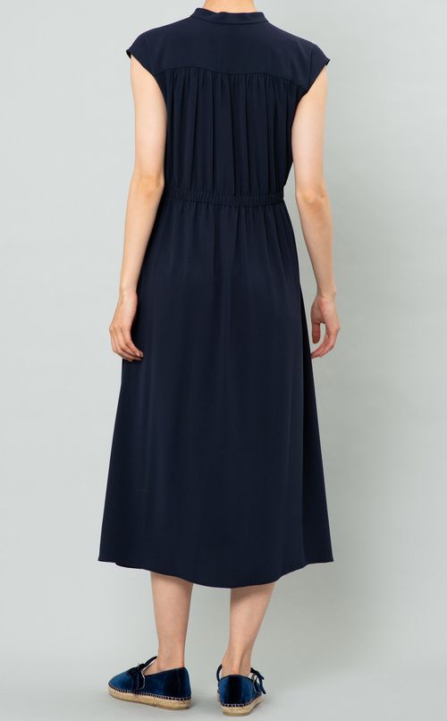 バンドカラードレープワンピース