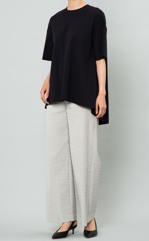 バックロングドレープTブラウス