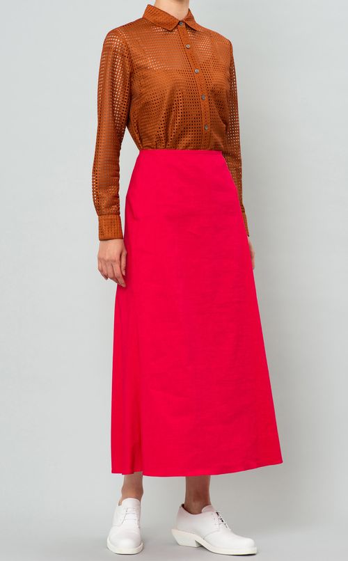 スクウェアレースブラウス