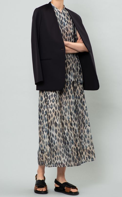 アニマルプリントロングスカート