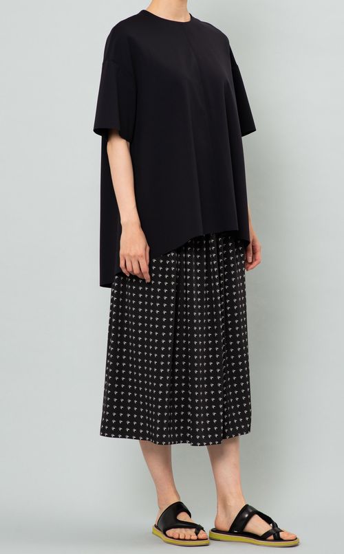 タックギャザーロングスカート