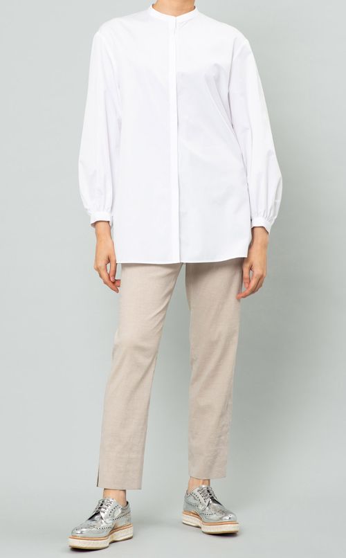 サイドスリットテーパードパンツ