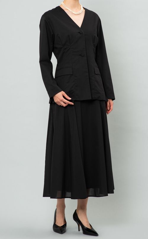 タックブラウスジャケット