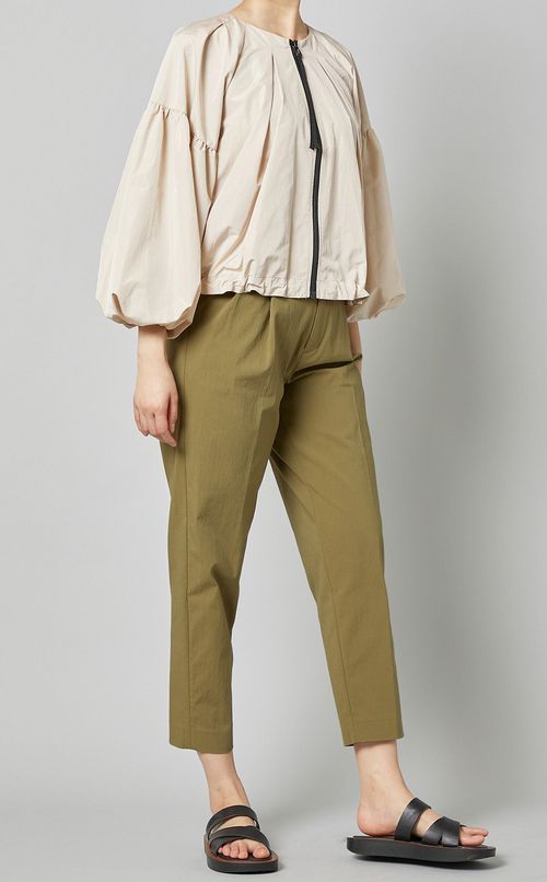 ハイウェストテーパードパンツ