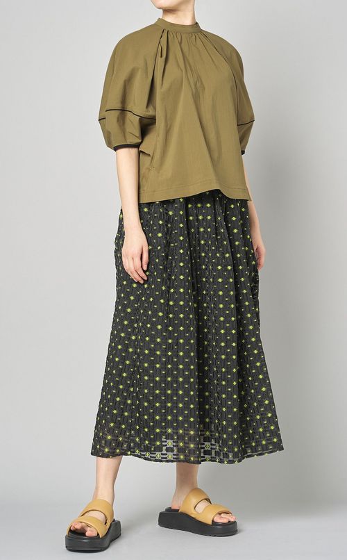 ボリューム2wayシャツブルゾン