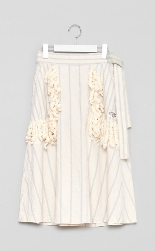 【roop】fringe skirt