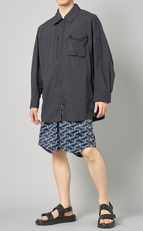 ナイロンロングスリーブシャツ