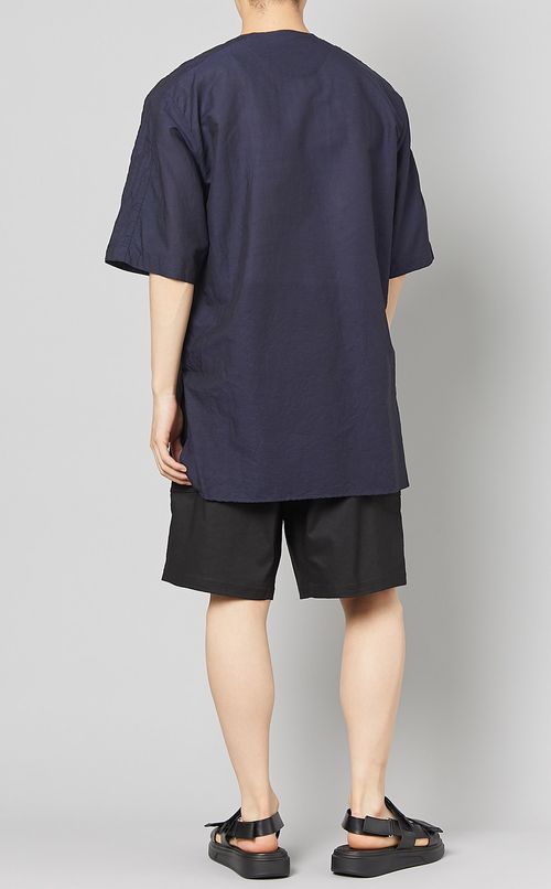 スキッパーカラーシャツ