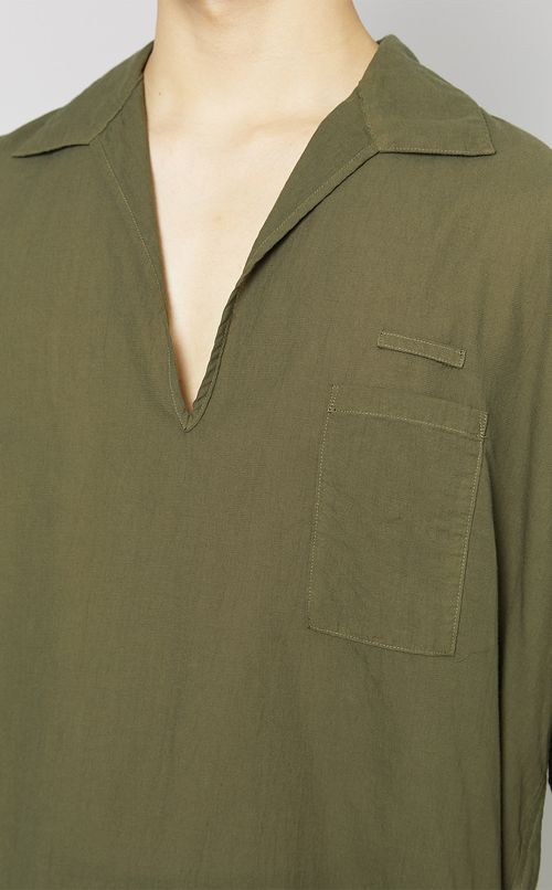 コットンスキッパーシャツ