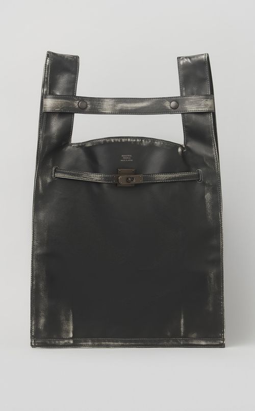 レザーラージマーケットバッグ