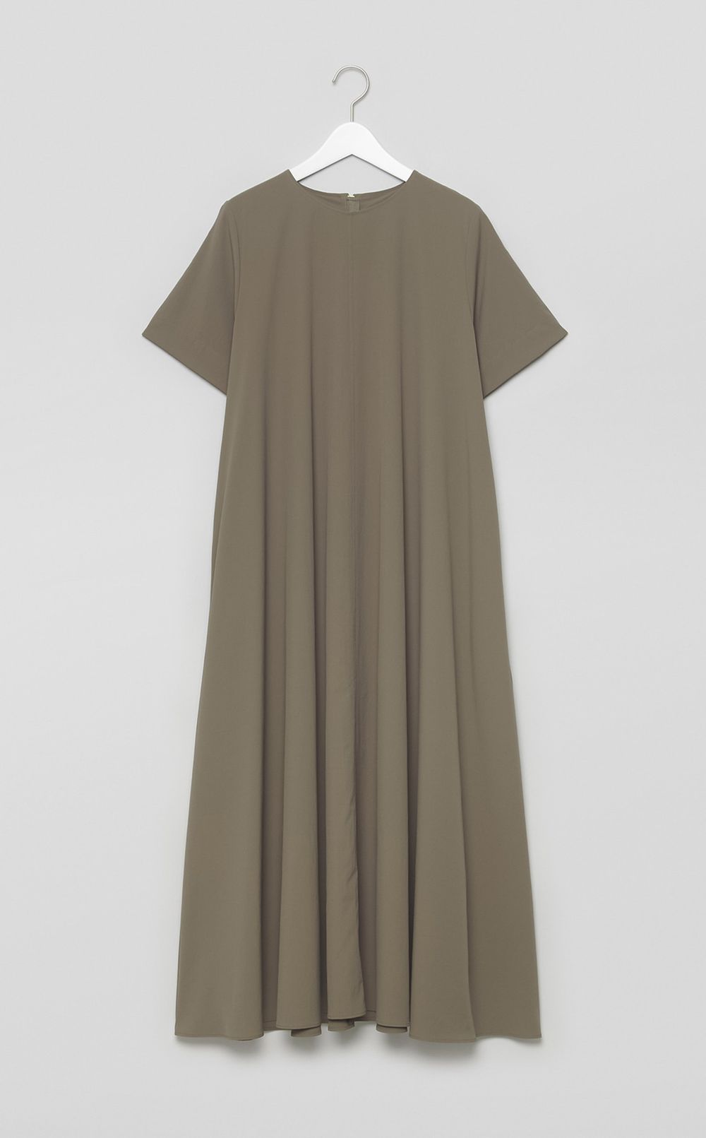 クルーネックテントラインワンピース