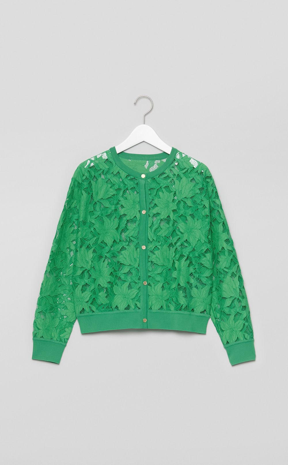 レースコンビカーディガン