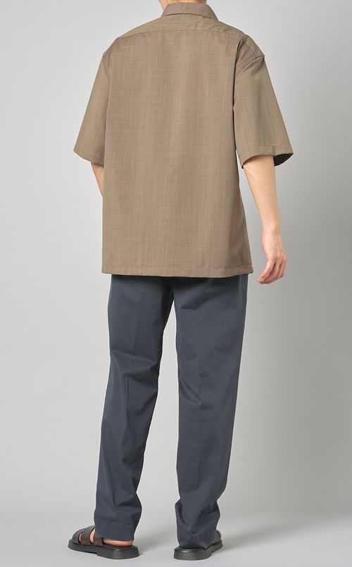 ウールショートスリーブシャツ