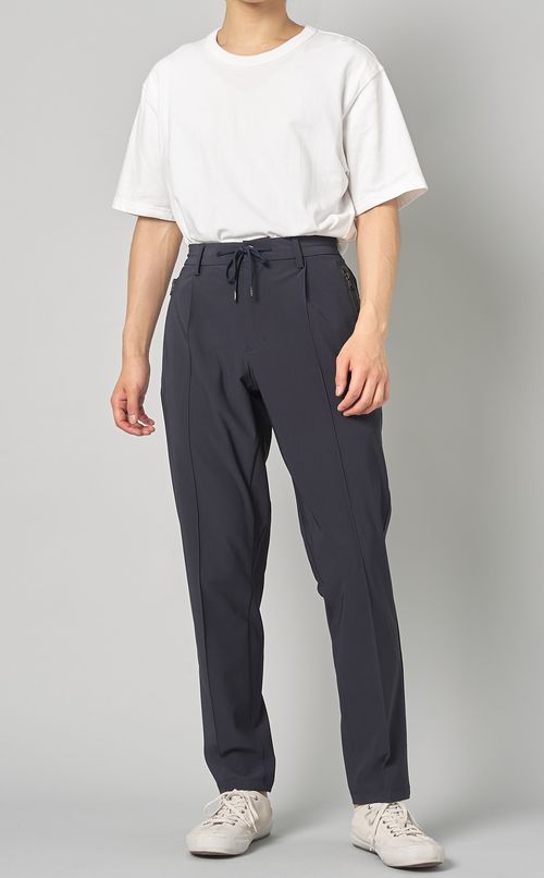 サイドジップサマートラウザー