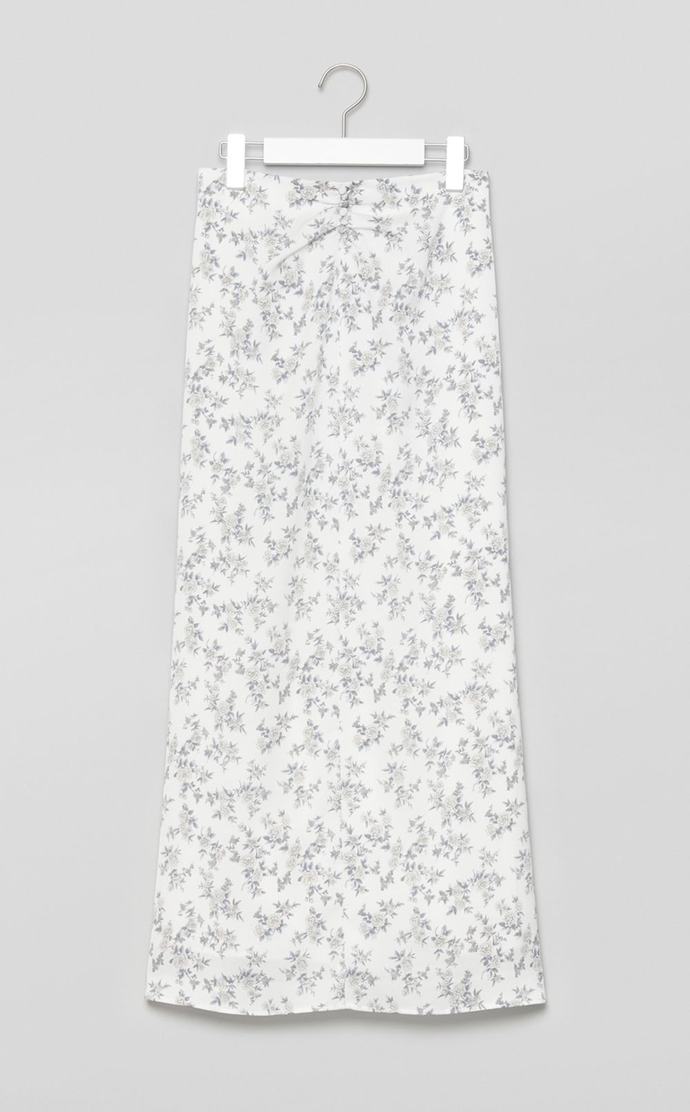 フラワープリントナロースカート