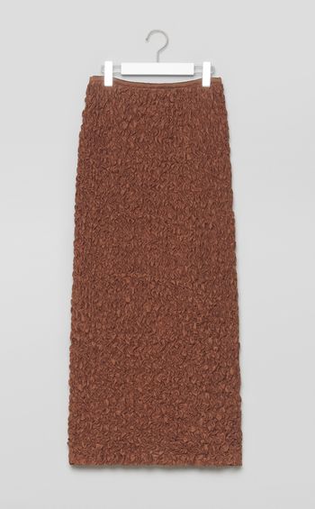 シャーリングストレートスカート