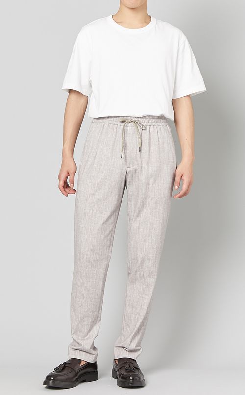 ヘリンボーンジョグパンツ