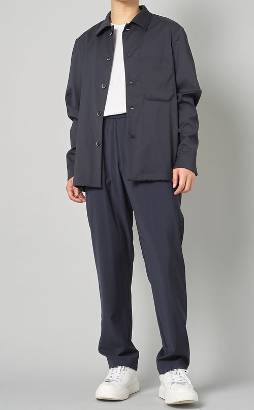 サマーウールシャツジャケット