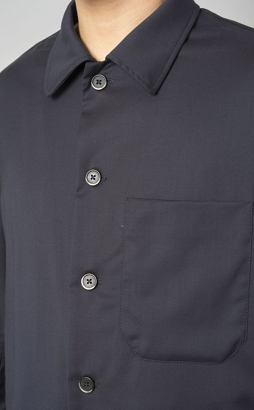 サマーウールシャツジャケット