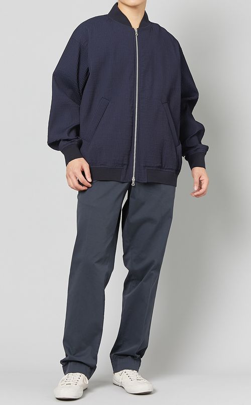 プリーツブルゾン