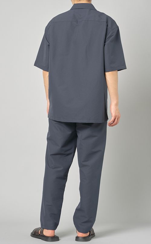 シアサッカーシャツ