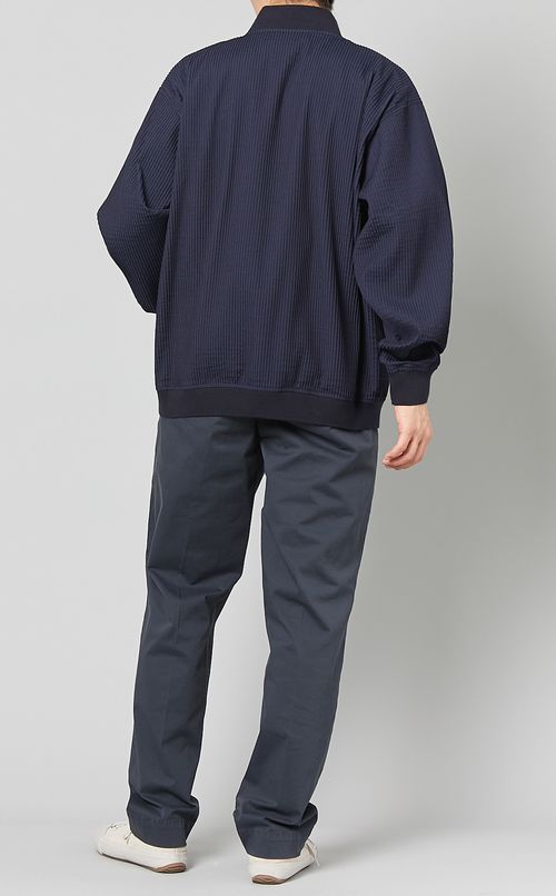 プリーツブルゾン