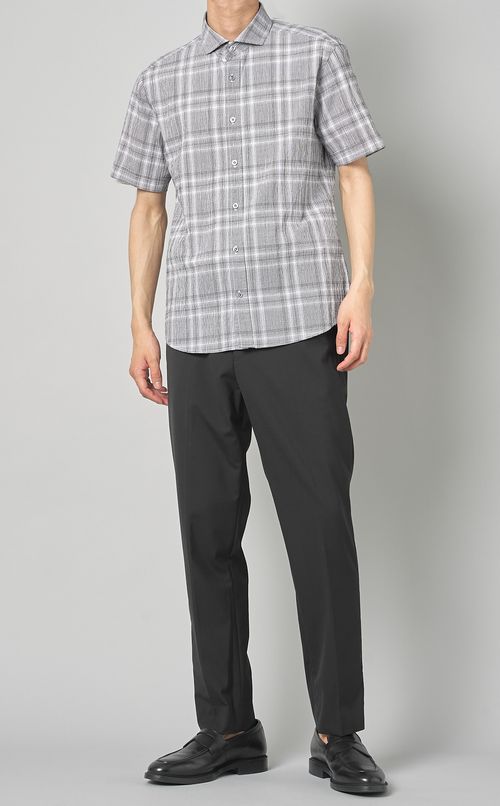 ウールポリエステルトラウザー