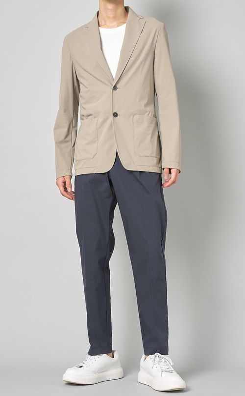 ウエストゴムストレートパンツ