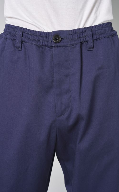 コットンギャバジンストレートパンツ