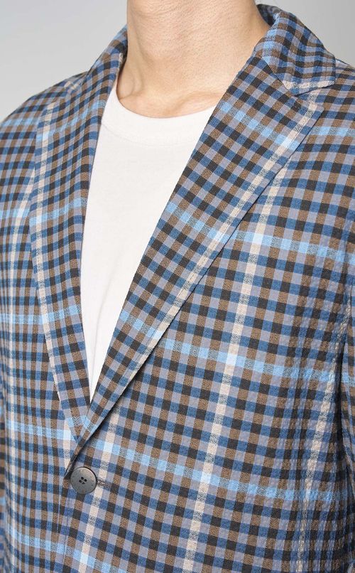 サッカーチェック2Bジャケット