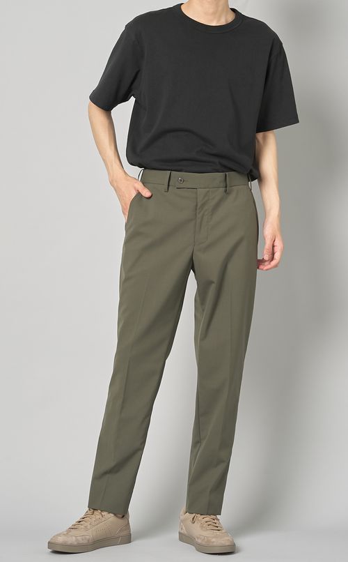 ウールポリエステルトラウザー