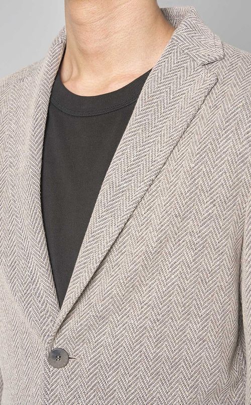 ヘリンボン2Bジャケット