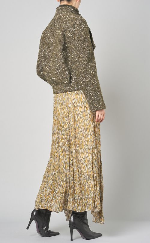 ネップツイードショートブルゾン