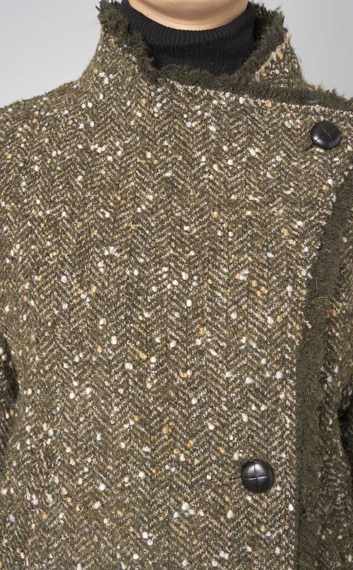 ネップツイードショートブルゾン