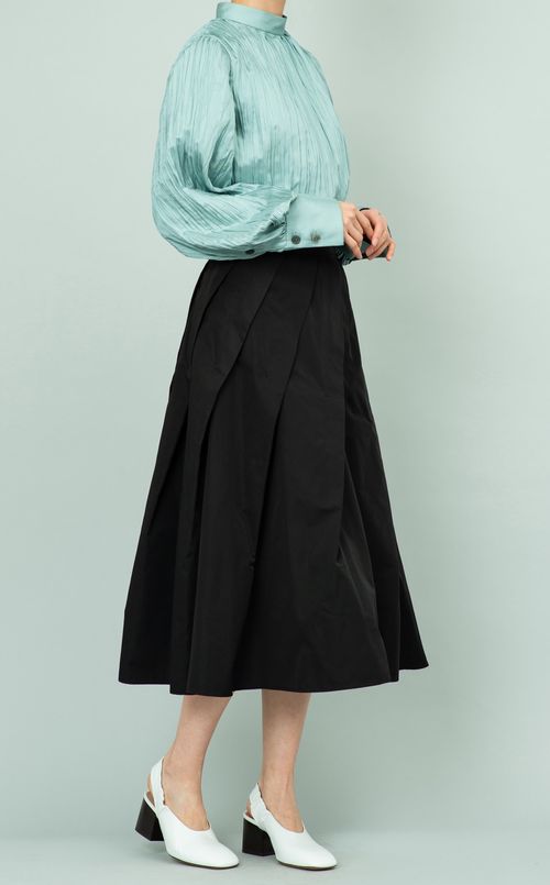 グログランバイアスタックスカート