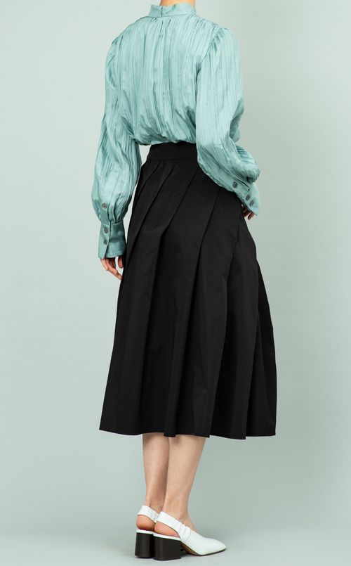 グログランバイアスタックスカート