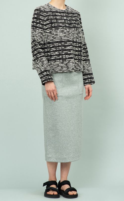 ツイードノーカラージャケット