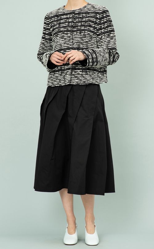 グログランバイアスタックスカート