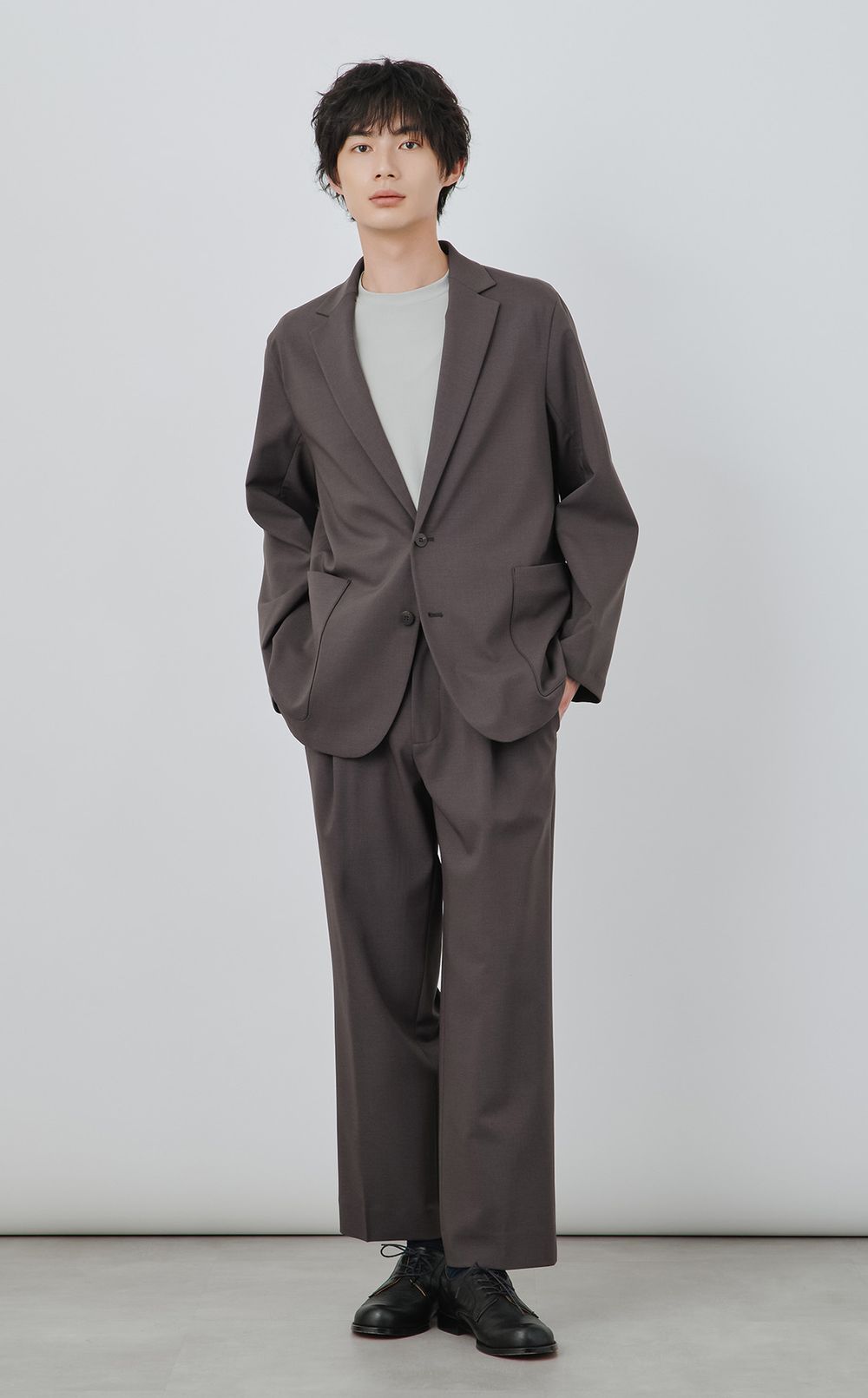 《手洗い可》ストレッチハーフスリーブTシャツ