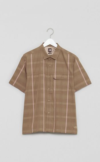 《手洗い可》ショートスリーブチェックシャツ